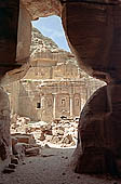 Petra - Wadi Farasa, the Triclinium opposite to the Roman Solider Tomb 